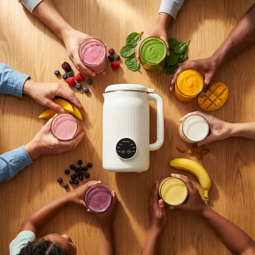 VitaMixia - Multifunkční Přístroj 8 v 1 Na Výrobu Rostlinného Mléka, Džusů A Mnoho Dalšího