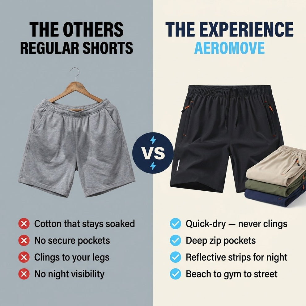 AeroMove™ — The Quick-Dry Training Shorts