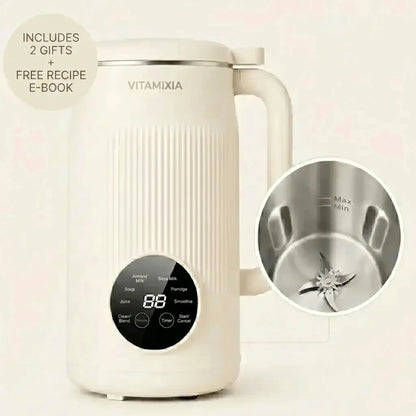 VitaMixia - 8-in-1 Multifunctional Maker for Making Plant-Based Milk, Juices & Much More