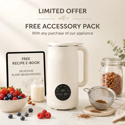 VitaMixia - 8-in-1 Multifunctional Maker for Making Plant-Based Milk, Juices & Much More