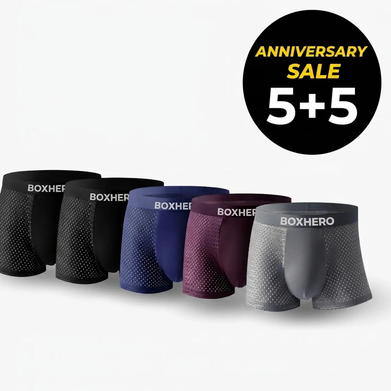 5x Bamboo Fiber Boxer Shorts – Revolutionary All-Day Comfort